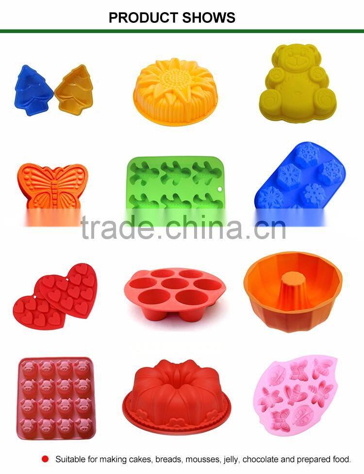 SC-017 Silicone Cake Mold/Ghost Shape For Halloween Silicone Baking Cake Mold Candle Mold