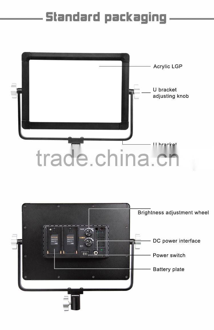 Factory Supply Flim shooting equipment 160pcs Led soft panel light photography studio camera led light