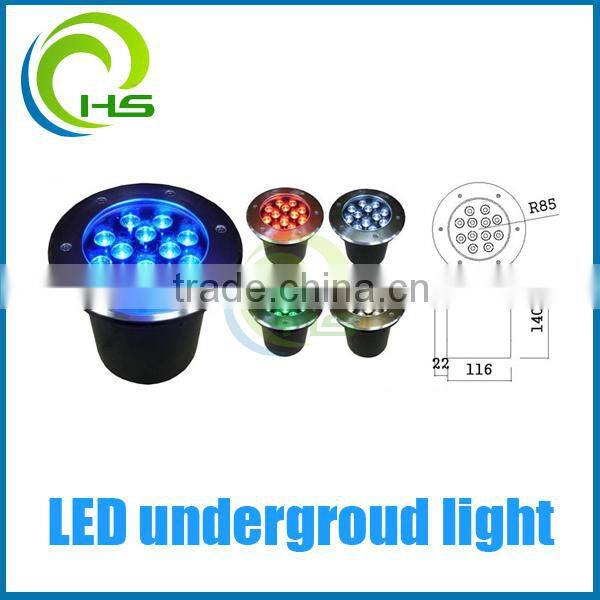 stainless steel garden light screw type 4w square low voltage stainless step light Led underground light