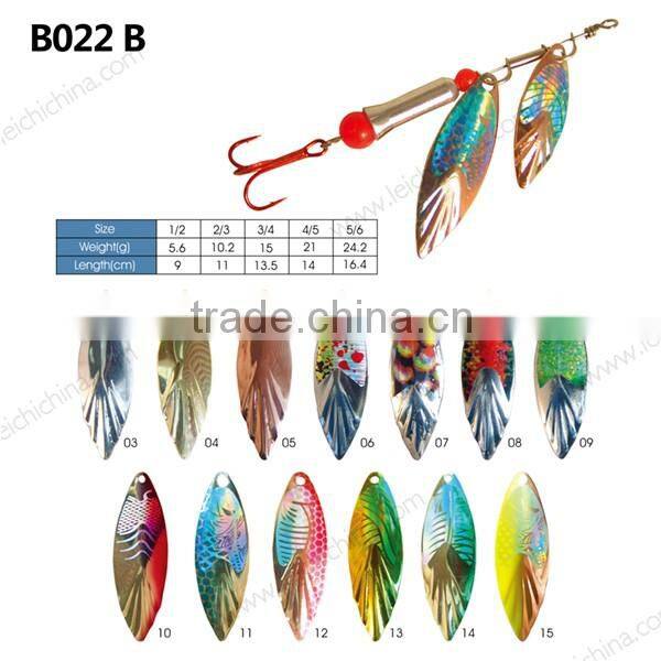 Good quality general fishing spinner baits wholesale