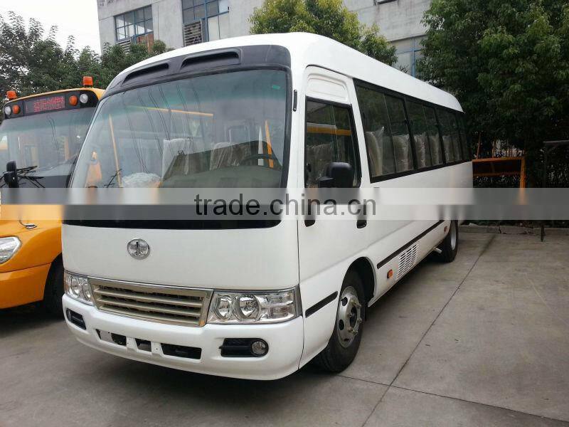 7m CNG engine toyota type coaster mini bus for sale