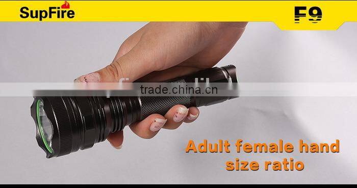 1100 High Lumens Supfire F9 CREE XML U2 Professional Camping LED Torch