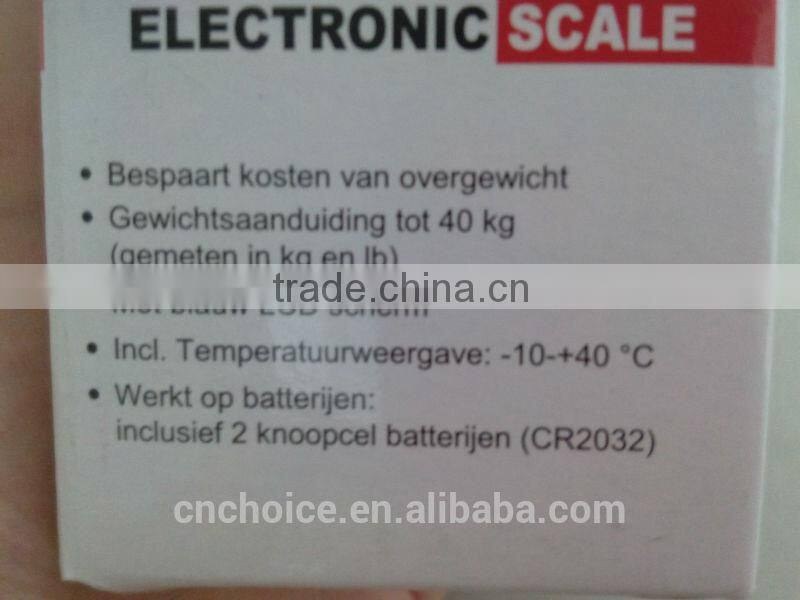 Electronic portable scale