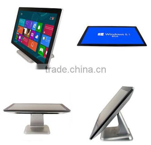Zero bezel multi touch screen 21.5 inch projected capacitive touch screen all in one pc