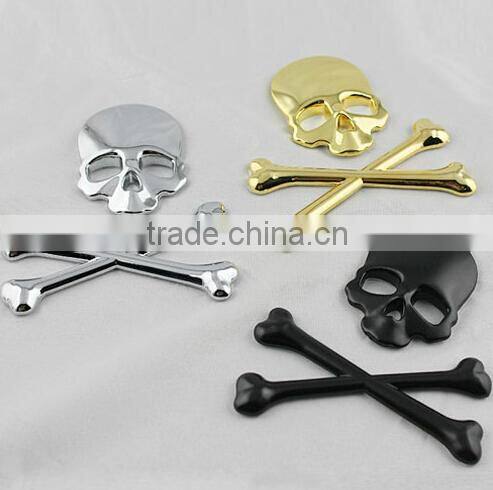 silver gold 3D Spider chrome car emblem, chrome spider car logo, car sticker