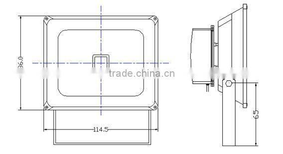 Sensor led flood light with CE RoHs,led outdoor flood light