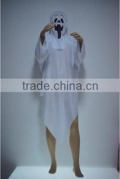 Hot sale midnight white ghost simple vampire fancy instant costume