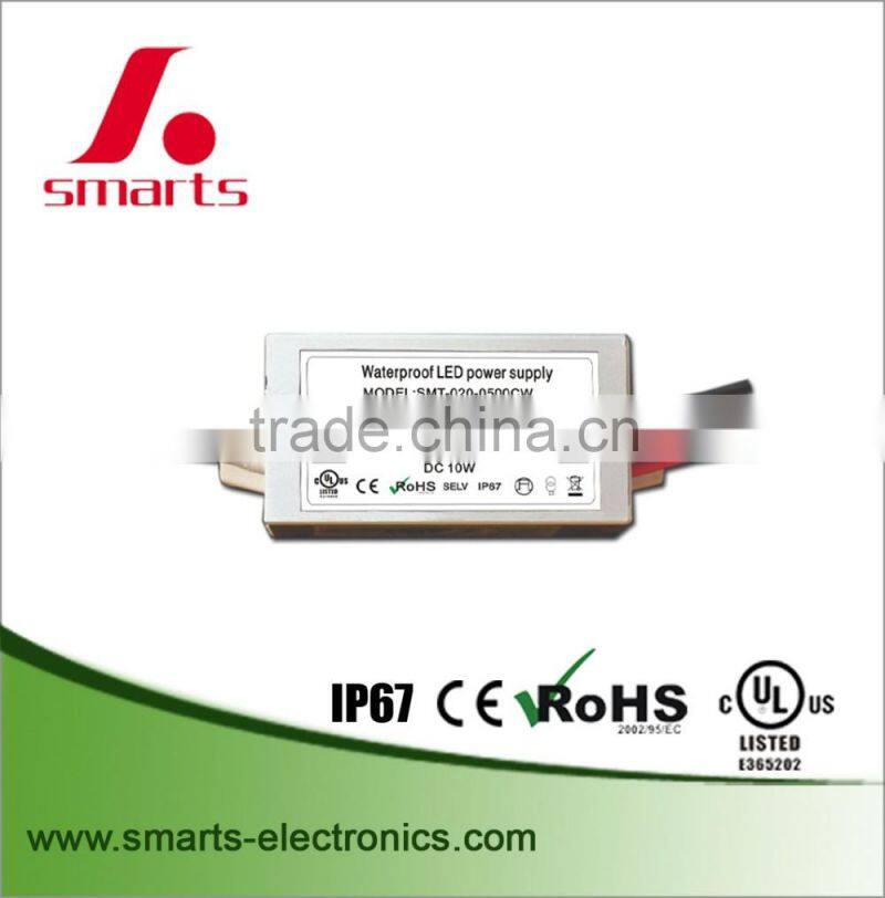 500ma 10w constant current led driver, led bulb driver