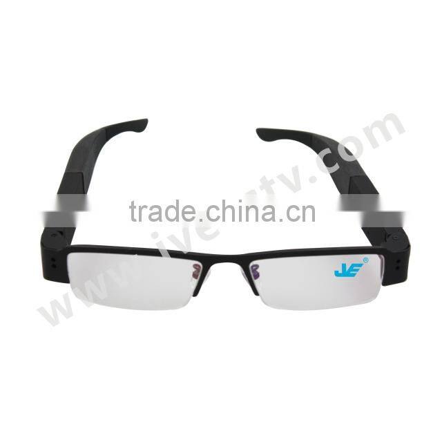 Plain Eyeglasses Hidden Camera Glasses DVR Webcam Digital Video Recorder Glasses Cam Webcam 4GB TF Card 720P JVE 3107D-2