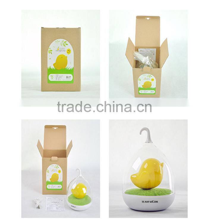 Touch sensitive poratble Birdcage lamp