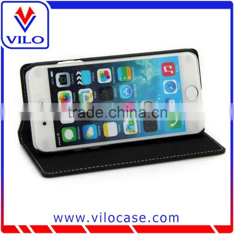 Classical PU flip book style case for Iphone 6S