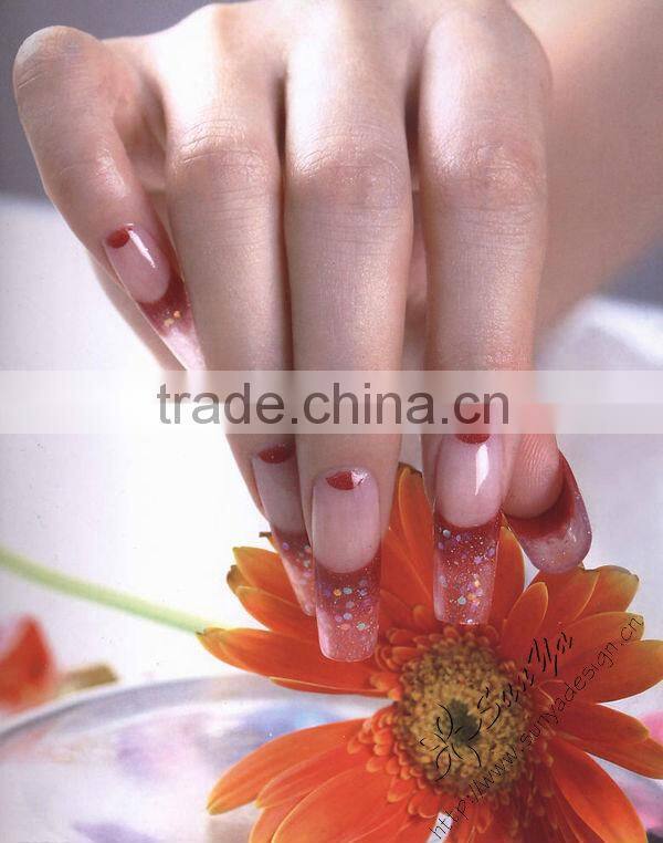 Orange high quality EVA material nail buffer block 3 sided