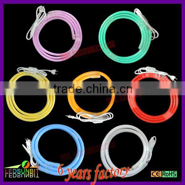 240v outdoor mono LED neon light for decoration IP65