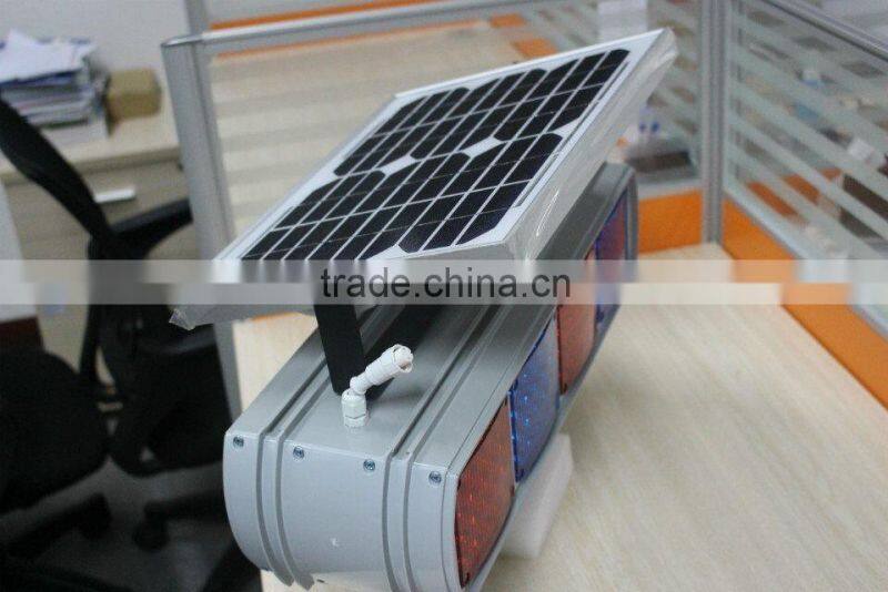 Super bright kutuo two-sided solar power system warning light dubai traffic