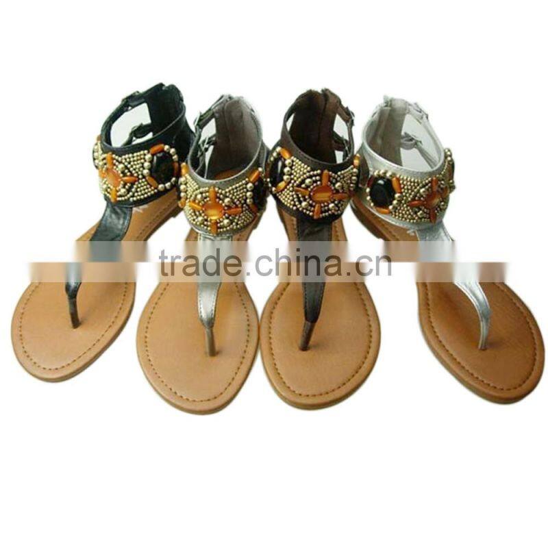 hot sell delicate sandal comfortable lady sandals