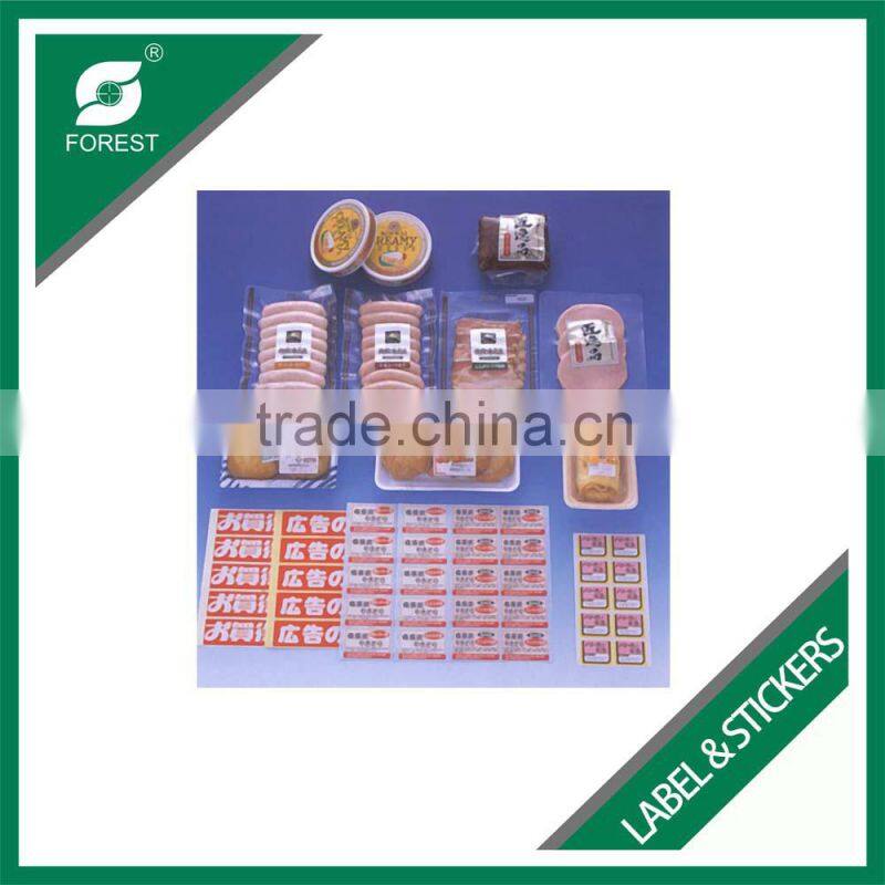 WHOLESALE RECYCLED MATERIAL ART PAPER PRINTED LABEL STICKERS IN ROLL FOR MAKE UP PRODUCTS