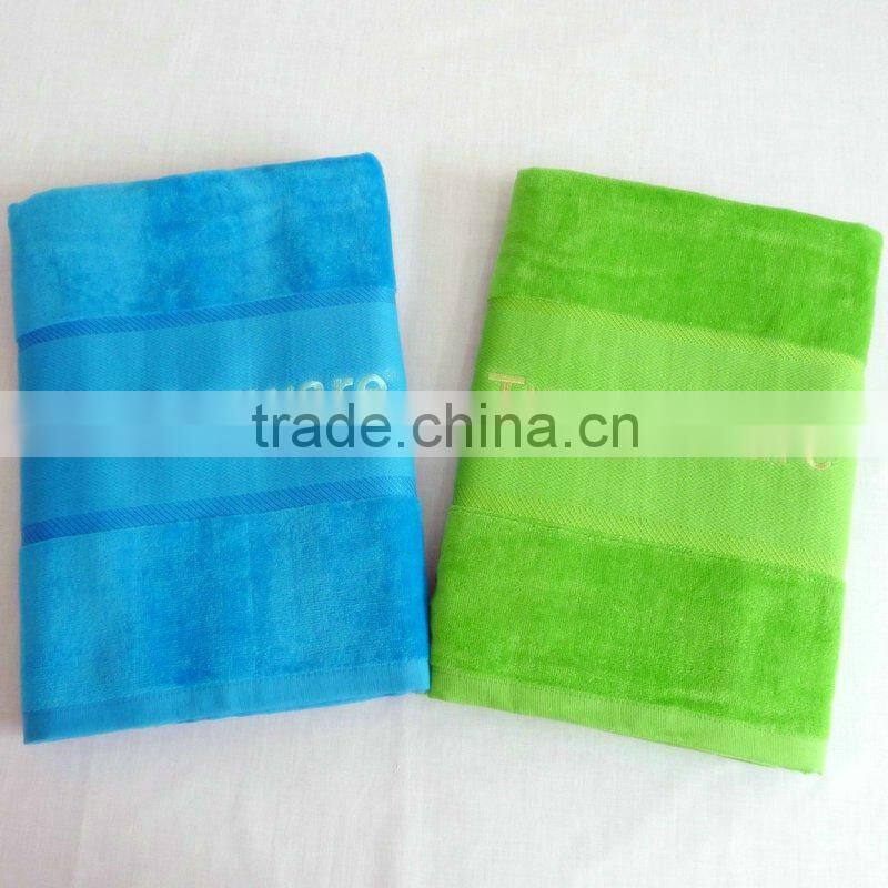 100% cotton high quality yarn dyed jacquard towel