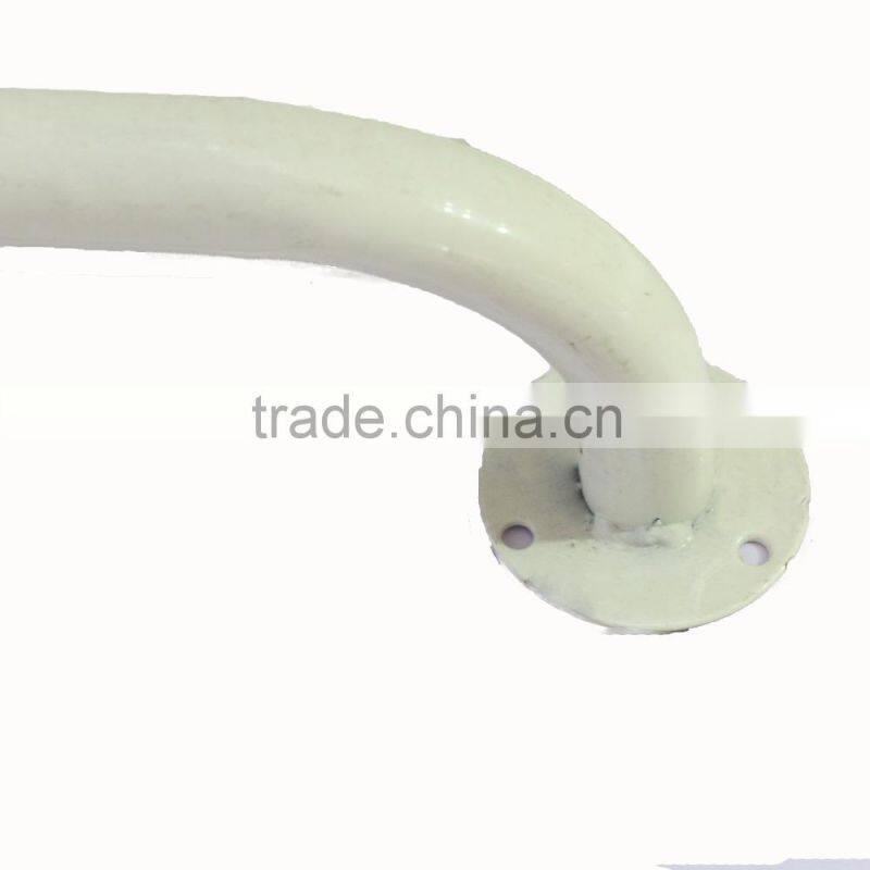 Sample white wall mounted clothes rack/ garment wall display rack