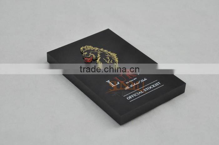 3D Effect Thick Acrylic Sheet With Logo Printed Block