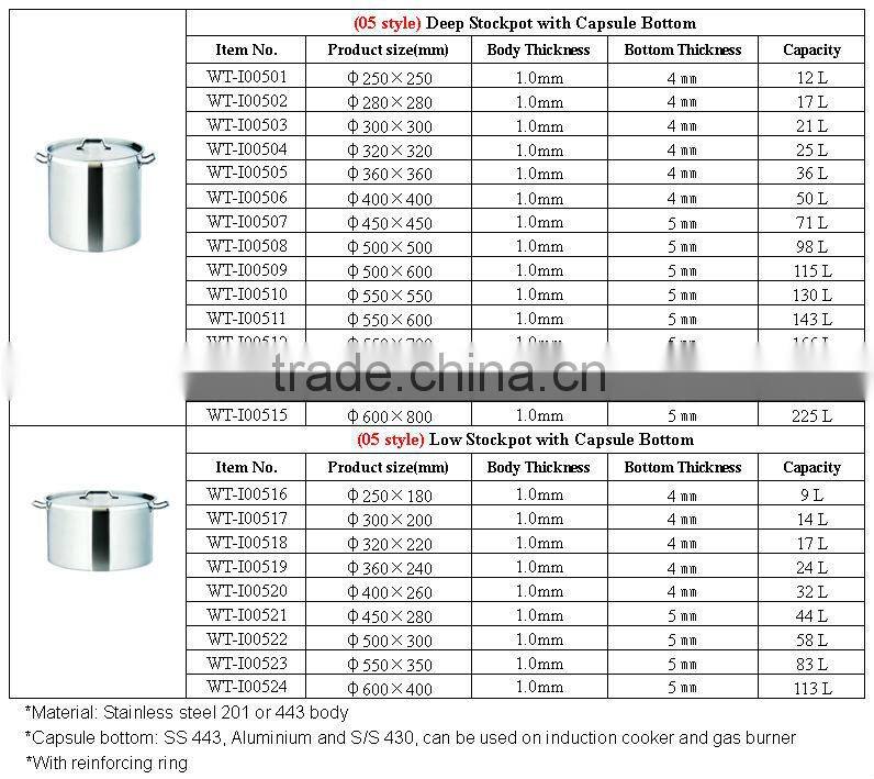 Stainless Steel Stew Pot