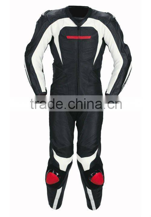 Mens Professional Motorbike Leather Racing Suit