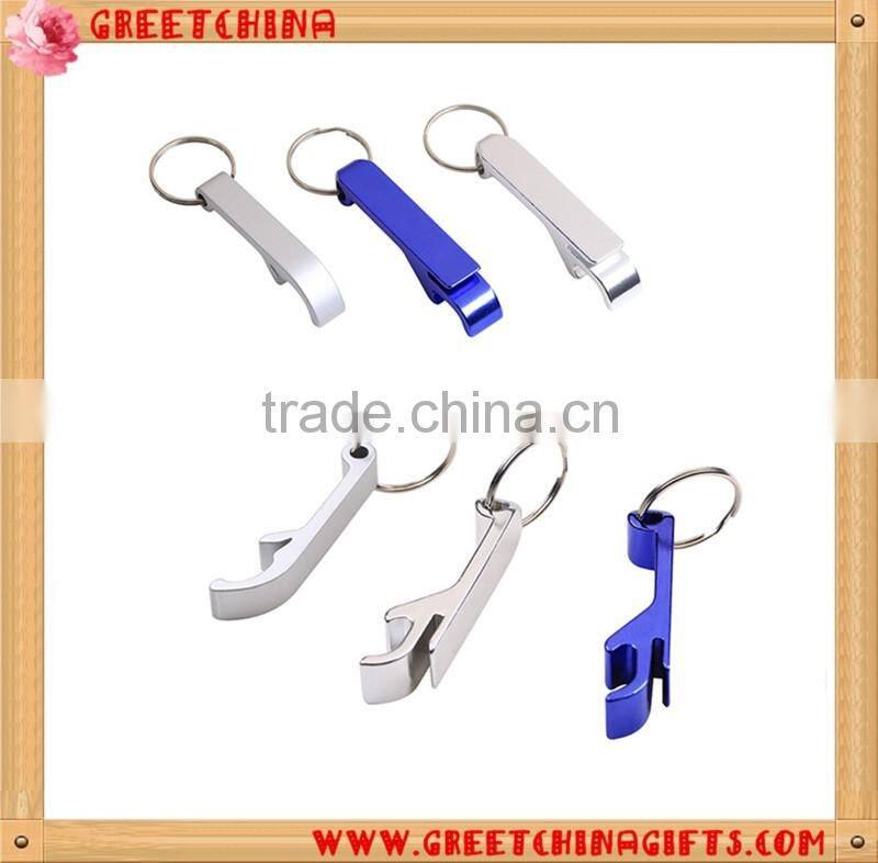 Creative custom shaped metal bottle opener key rings keychains