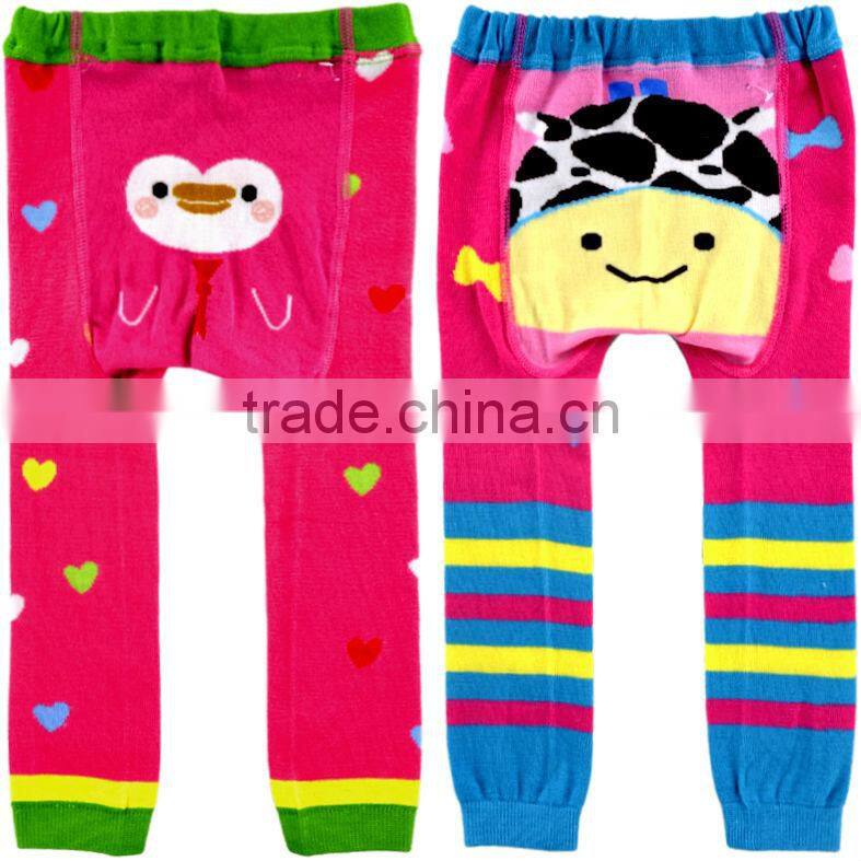 Baby knitted pp leggings, cartoon pp pants