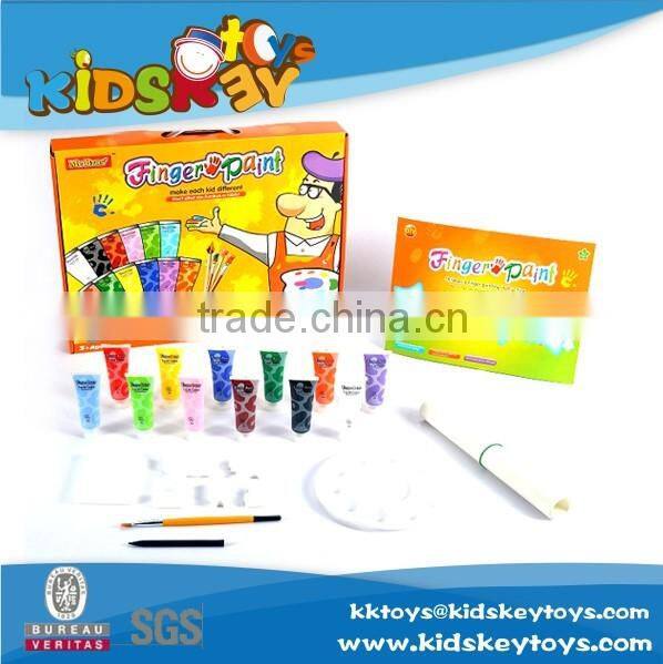 4-color children's healthy and colorful finger paint kids drawing toy finger paint