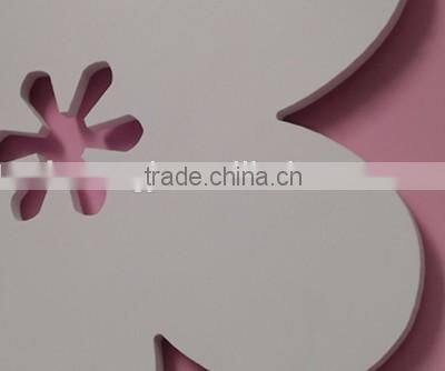 Flower DIY 3pcs Art wood delicate Wall Sticker Removable Decal Home Decor