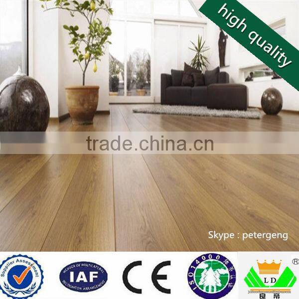 high quality 12mm / 8mm china mdf / hdf waterproof vinyl laminate floor
