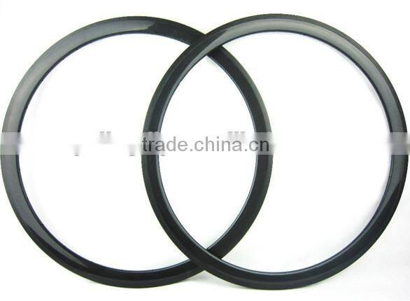 Wholesale 700C tubular/clincher carbon bicycle wheels carbon disc wheels Road/TT front wheel, carbon disc wheel for fixed gear