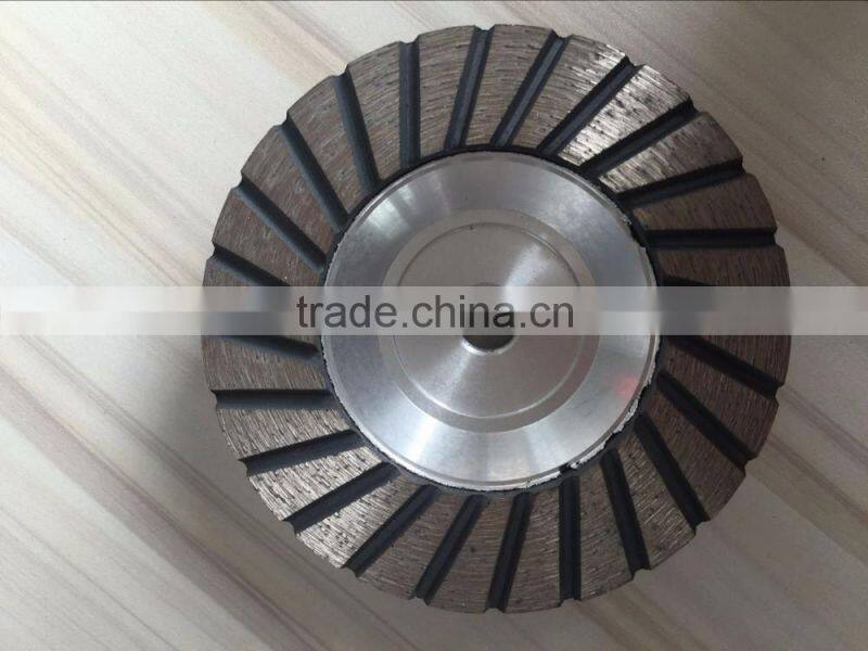 power tool diamond continuous turbo cup grinding wheel for concrete and stones