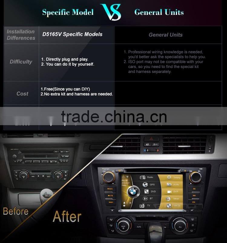 EONON D5165V 7" Digital Touch Screen Car DVD Player with Built-in GPS For BMW E90/91/92/93 with Mutual Control Function