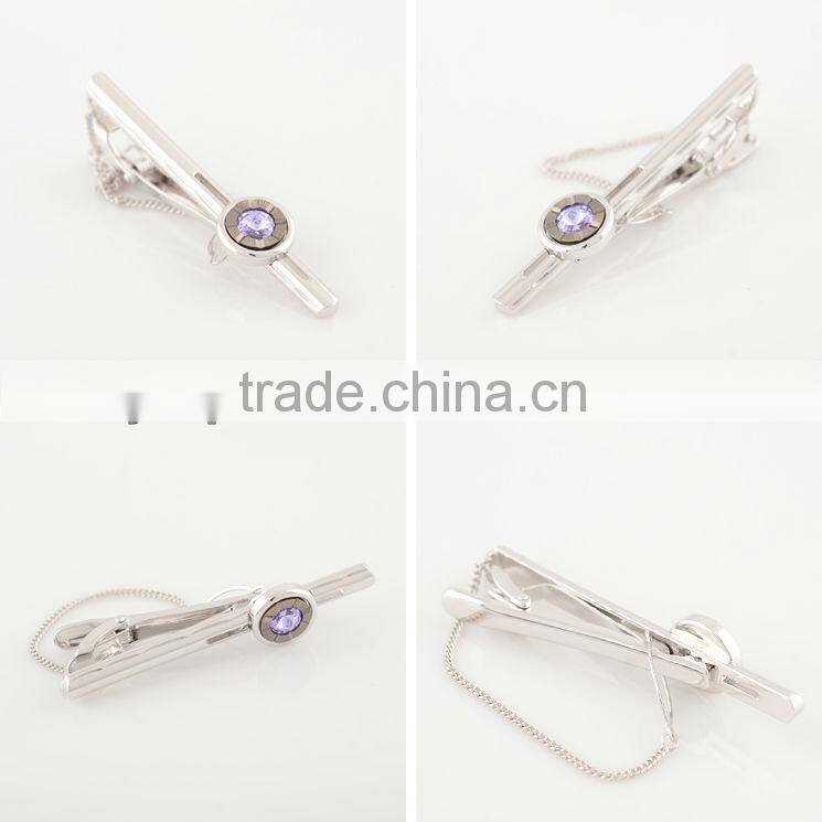 Custom metal fashion tie bar tie clip best seller tie pin
