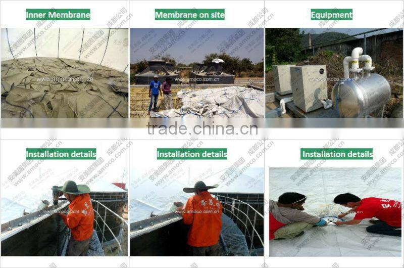 Double Membrane Biogas Storage Roof