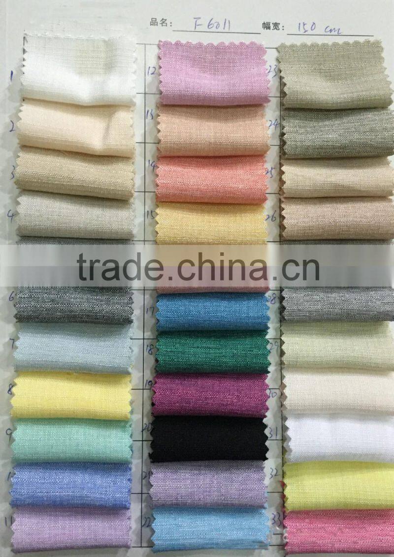 Wholesale High-end Linenette 100% Polyester Fabric