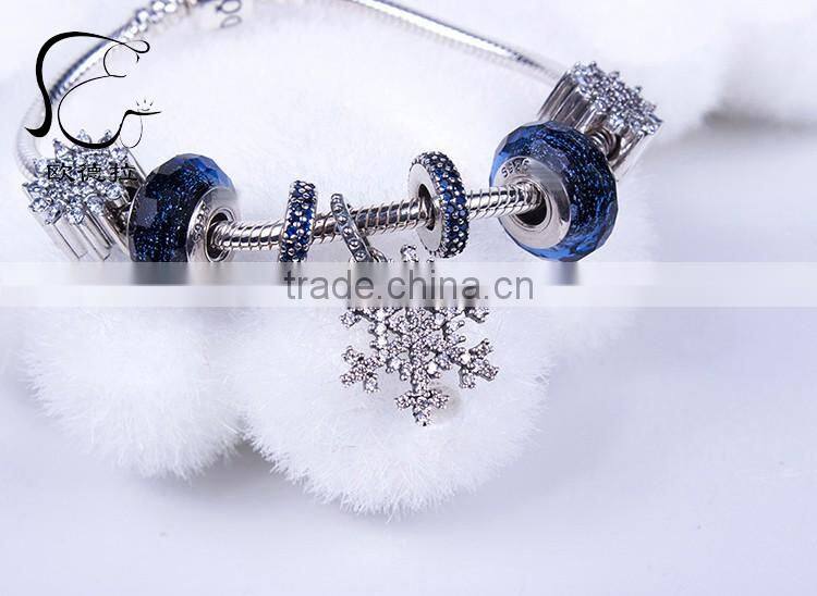 EUBS Wholesale 925 Sterling Silver 3mm snake chain bracelet