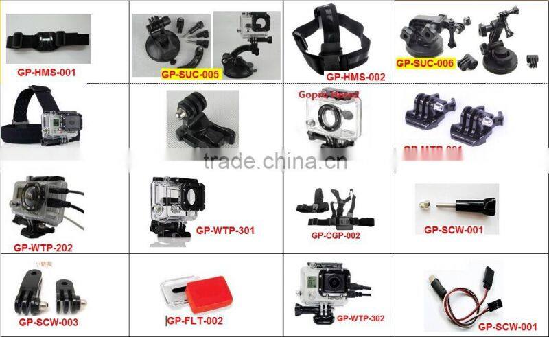 22014 NEW!Telesin surfboard set Tethers for GOPRO Hero 3+ / 3 + DV - Black