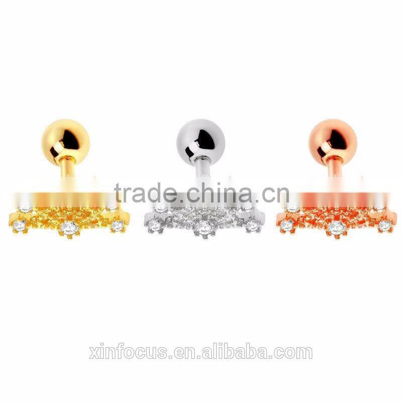Peacock Ear Cartilage Helix Tragus Earring
