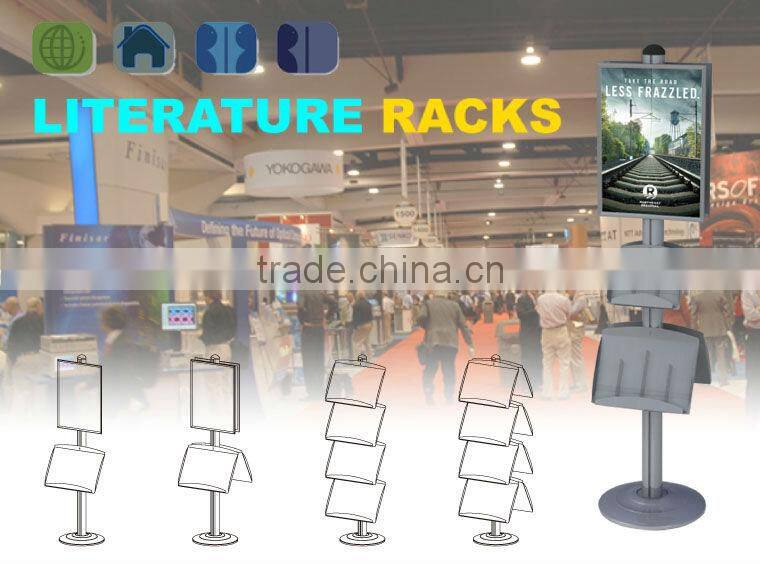 Floorstanding Metal display rack