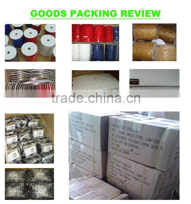 fashon sation polyester woven ribbon