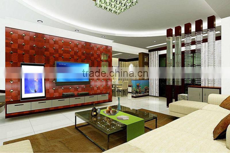 Livingroom natural wall solid wood mosaic parquet