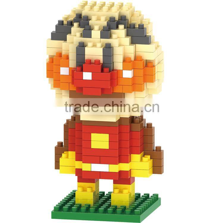 HIQ diamond blocks cartoon plastic toy building blocks toys for kids