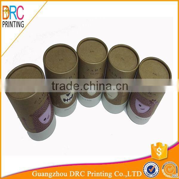 Round kraft paper bottle cylinder packaging box