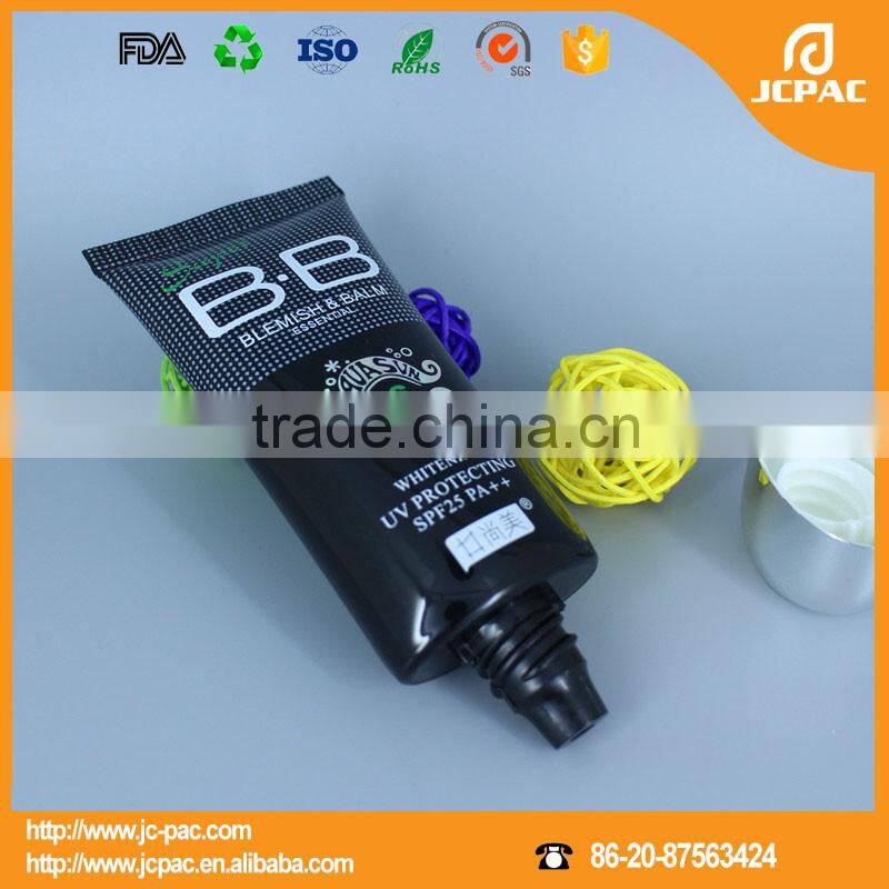 Empty Oval PE Tube for Cosmetic Packaging