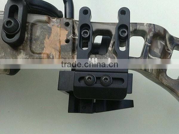 RL Archery Mini CNC Machined Bow Sight Mount Red Dot Laser Reflex Sight Scope Bracket fit Mathews Bowtech Bear all Compund Bow