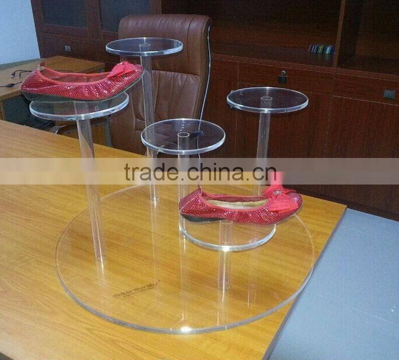 customized acrylic shoe display stand ,shoe rack display