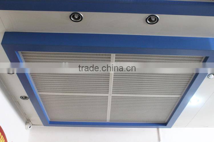 Oval Perforations Suspended Metal Ceiling Aluminum Lay In Ceiling