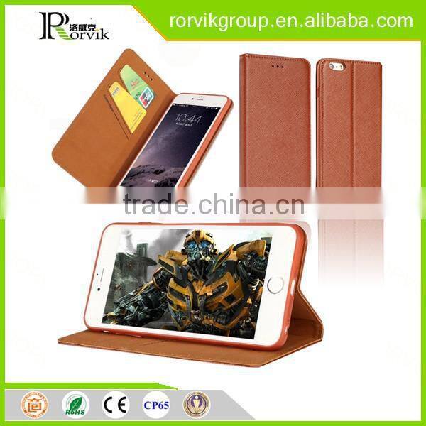 good market brief genuine leather phone case with card slot for iphone 6 plus
