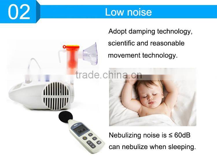 With Free Nebulizer Cup Mini Hand Pump Air Compressor Electronic Atomization Device Portable Nebulizer Machine